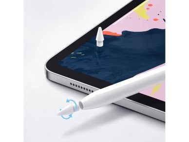 Caneta ativa Joyroom JR-X15, 130mAh, USB-C - branca Caneta ativa Joyroom JR-X15, 130mAh, USB-C - branca