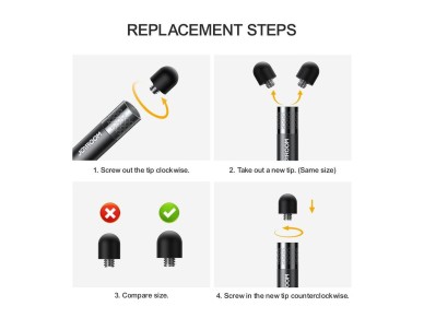 Agulha passiva Joyroom JR-DR01 - Preta