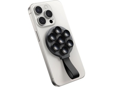 Joyroom JR-ZS393 magnetic phone holder with suction cups - black Joyroom JR-ZS393 magnetic phone holder with suction cups - black