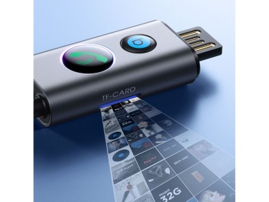 Receptor inalámbrico para coche Joyroom JR-CB7 - gris Receptor inalámbrico para coche Joyroom JR-CB7 - gris