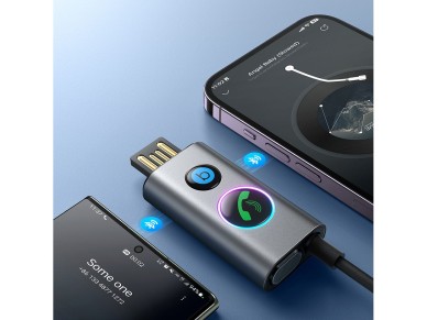 Receptor inalámbrico para coche Joyroom JR-CB7 - gris Receptor inalámbrico para coche Joyroom JR-CB7 - gris