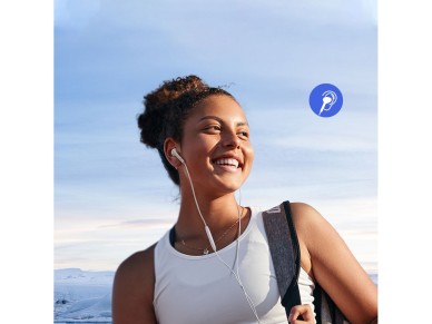 Fones de ouvido intra-auriculares Joyroom JR-EC05 USB-C - brancos