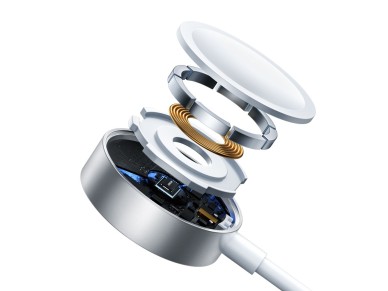 Joyroom S-IW007 3-in-1 cable USB-A magnetic charger - Lightning 1.2m - white Joyroom S-IW007 3-in-1 cable USB-A magnetic charger - Lightning 1.2m - white