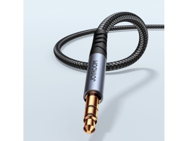 Cable de audio est�reo Joyroom AUX mini jack de 3,5 mm 1,2 m negro (SY-A08)