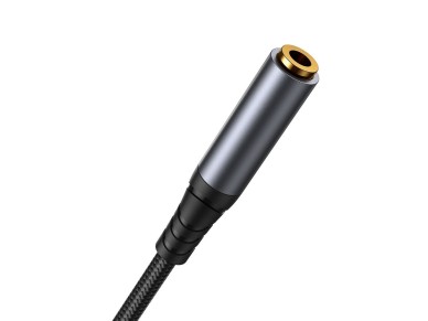 Cable de audio estéreo Joyroom AUX mini jack de 3,5 mm (macho) - mini jack (hembra) 1,2 m negro (SY- Cable de audio estéreo Joyroom AUX mini jack de 3,5 mm (macho) - mini jack (hembra) 1,2 m negro (SY-