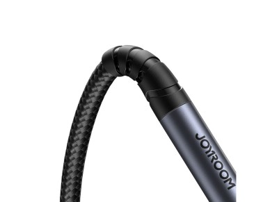 Cable de audio estéreo Joyroom AUX mini jack de 3,5 mm (macho) - mini jack (hembra) 1,2 m negro (SY- Cable de audio estéreo Joyroom AUX mini jack de 3,5 mm (macho) - mini jack (hembra) 1,2 m negro (SY-