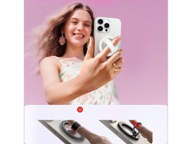 Anillo magn�tico Joyroom JR-ZS500 compatible con soporte MagSafe - Blanco