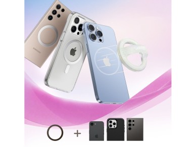 Anillo magn�tico Joyroom JR-ZS500 compatible con soporte MagSafe - Blanco