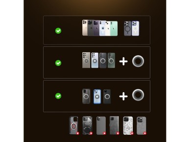 Suporte magnético para painel Joyroom JR-ZS505 compatível com MagSafe - Preto Suporte magnético para painel Joyroom JR-ZS505 compatível com MagSafe - Preto