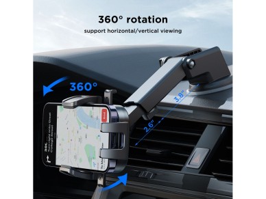 Suporte para celular Joyroom JR-OK6 para painel de carro - preto