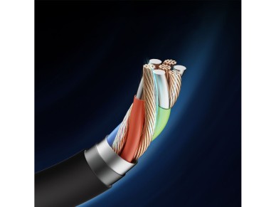Cable USB-C Cuktech CKCTC615NCBK de 6 A y 240 W (1,5 m), color negro