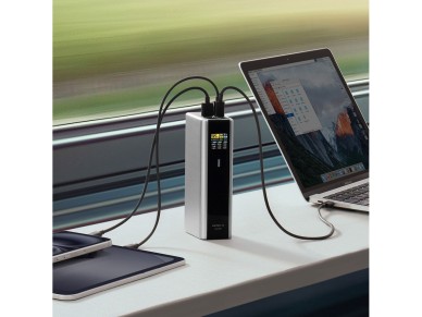 Bater�a externa Cuktech CKPB200UGLGR 210W 20000mAh 2 x USB-C 1 x USB-A - gris