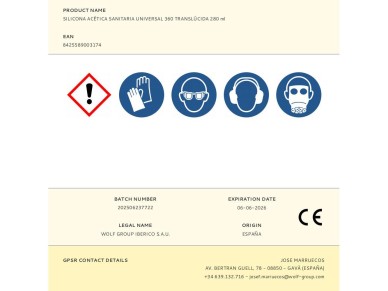 Silicone ac�tico sanit�rio universal 360 transl�cido 280 ml