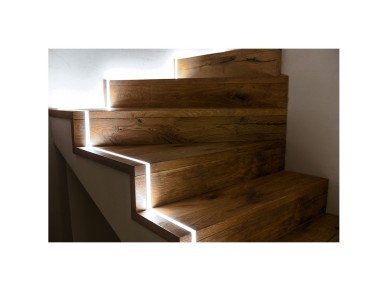 Tira de led luz do dia 4.000k adesivo 5m x 10 mm 8 w/m 100lm/w 24v dc