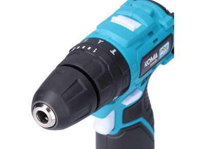 12v brushless hammer drill kit with accessories, battery and charger