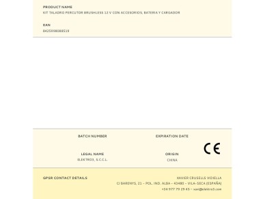 12v brushless hammer drill kit with accessories, battery and charger