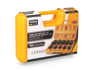 1/2 impact sockets, 10 piece set