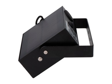 Projetor solar autobasculante, 7 w, 700 lm, 6500 k, com sensor de movimento, preto