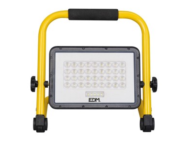 Luz de trabalho led solar + painel solar 4000 lm, 6.400 k, luz fria, ip65