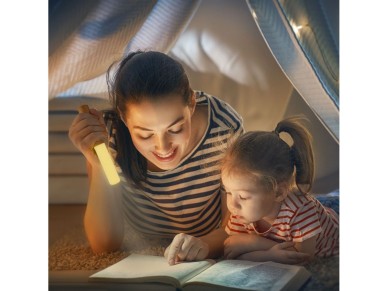 Rechargeable led wall lamp 1w 60lm 3,000k