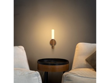 Rechargeable led wall lamp 1w 60lm 3,000k with motion sensor