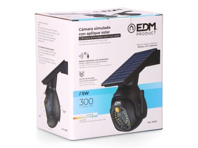 C�mara simulada con aplique solar