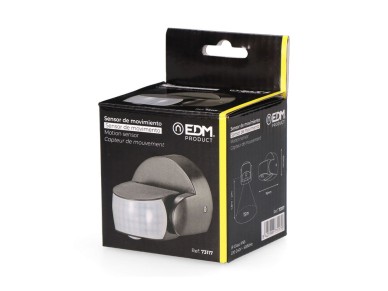 Motion and twilight sensor 15 m ip65 black