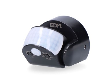 Motion and twilight sensor 15 m ip65 black