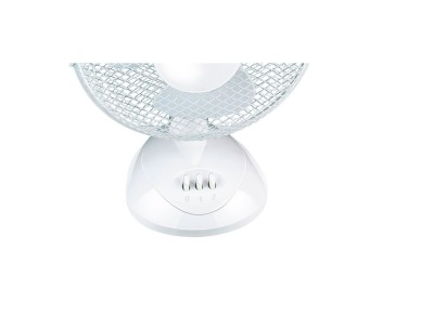 Ventilador sobremesa 22 w, �23 cm, blanco, 270 x 210 x 352 mm