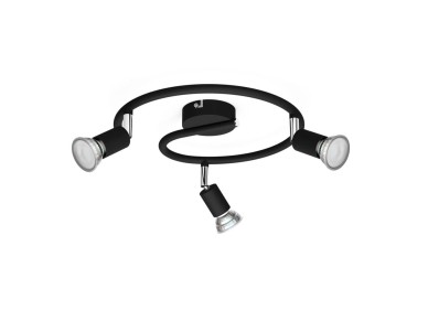 Limbali gu10 3-element spotlight (bulb not included) black � 29.3 x 13 cm