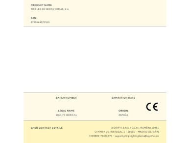 Tira led neon formas, 3 m