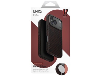 Funda de carga Uniq Keva EDGE Magclick para iPhone 17 Pro - Naranja Funda de carga Uniq Keva EDGE Magclick para iPhone 17 Pro - Naranja