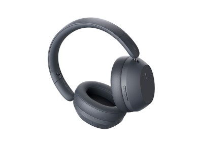 Fones de ouvido sem fio Baseus Bass 35 Max cinza crepúsculo