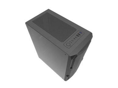 Carcasa de ordenador Darkflash Aquarius Mesh (negra)