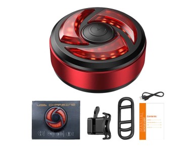 Rear bike light Superfire BTL02 – USB, 330mAh, 3 modes