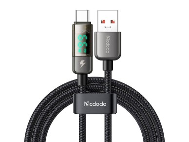 Cable USB-A a USB-C Mcdodo CA-3630, apagado automático, PD 100 W, 1,2 m (negro) Cable USB-A a USB-C Mcdodo CA-3630, apagado automático, PD 100 W, 1,2 m (negro)