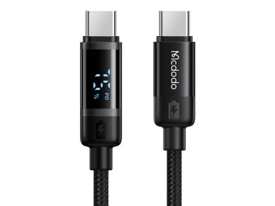 Mcdodo CA-5780 USB-C to USB-C 60W data cable 1.2m (black)