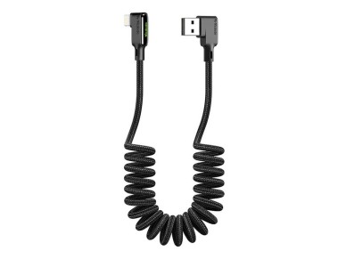 USB to Lightning cable, Mcdodo CA-7300, angled, 1.8m (black) USB to Lightning cable, Mcdodo CA-7300, angled, 1.8m (black)