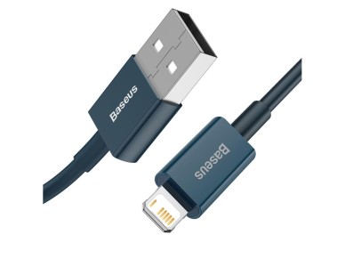 Cable Baseus Superior USB-Lightning 1,0 m 2,4A azul
