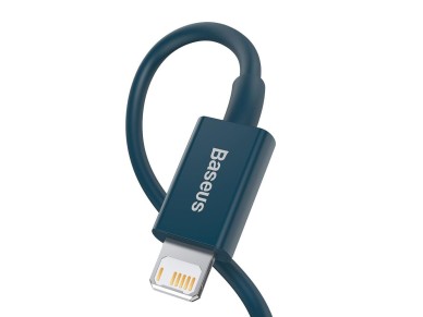 Cable Baseus Superior USB-Lightning 1,0 m 2,4A azul