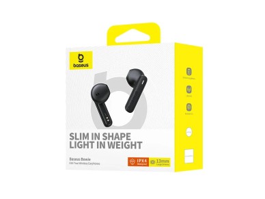 Auriculares inalámbricos Bluetooth Os-Baseus Bowie E16 Tws en negro estelar Auriculares inalámbricos Bluetooth Os-Baseus Bowie E16 Tws en negro estelar