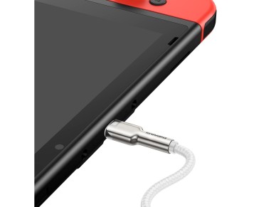 Cable Baseus Cafule Metal PD USB-C - USB-C 1,0 m blanco 100W