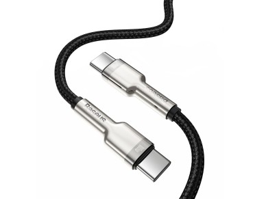 Cable Baseus Cafule Metal PD USB-C - USB-C 2,0 m negro 100 W