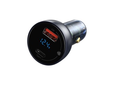 Cargador de coche Baseus Particular PD 65W 1x USB 1x USB-C gris