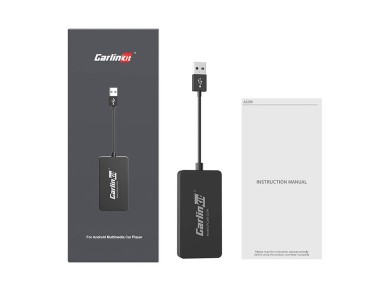 Carlinkit CCPA wireless adapter Apple Carplay/Android Auto (black)