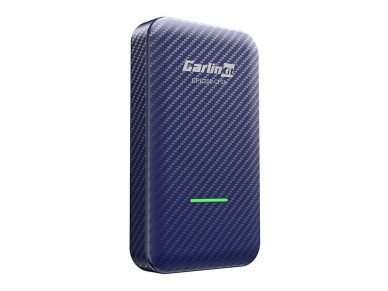 Adaptador sem fio Carlinkit CP2A para Apple CarPlay/Android Auto (azul)