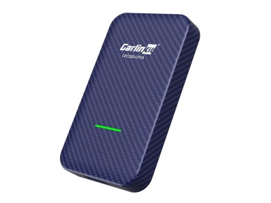 Adaptador sem fio Carlinkit CP2A para Apple CarPlay/Android Auto (azul)