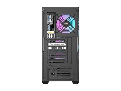 Caja de ordenador Darkflash DS900WD (negra) + 4 ventiladores