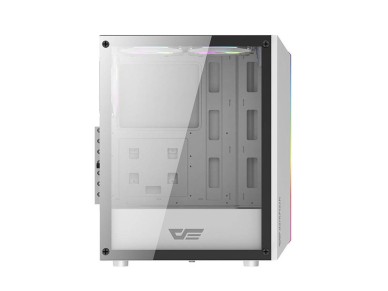 Darkflash DK151 LED computer case (white) + 3 RGB fans