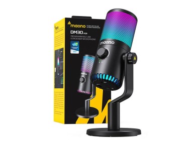 Micr�fono para juegos Maono DM30RGB (negro)